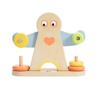 Classic World - Hercules Wooden Weightlifting Stacking Learning Game Education