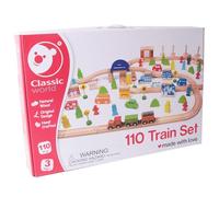 Classic World Houten Treinset, 110dlg.