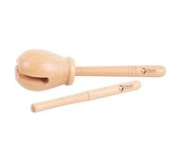 Classic World madera bloques de percusión instrumento musical 2 piezas