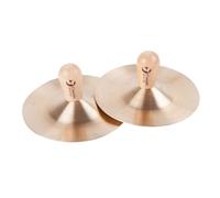 Classic World Platillos de instrumentos musicales de metal de 9 cm para niños