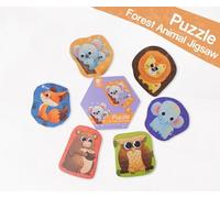 Classic World Rompecabezas de animales del bosque, 24 piezas