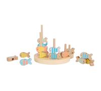 Classic World Sello de juego de pesca de madera World, 24 uds.