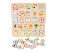 Classic World Wooden Puzzle Alphabet, 27st. (Importación USA)