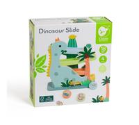 Classic World World 4 Palla di Legno Dinosauro, 4 pezzi.