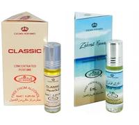 Classic & Zahrat Hawaii Concentrated Perfume Oil Pack of 2 | Long-Lasting Alcohol-Free Attar | 6ml Roll-On for Men & Women