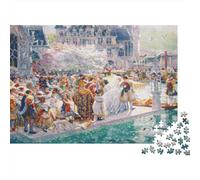 Classical Art Puzzle para Boy & Girl 1000 Piezas Reciclable Oil Painting Puzzle Divertido and Desafiante Family Juego Excelente Idea de Regalo para Child‘s Birthday 38x26cm/1000pcs