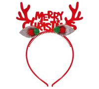 Classical Christmas Theme Headband Festival Holiday Hair Party Props Reindeer Diadema Familia Recolección Banda Para Cabello Navideño Accesorio