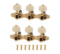 Classical Guitar Tuners 2 Pcs Set | Dragon Scales Design for Acoustic Guitar | 3L3R Tuning Pegs Machine Heads Replacement | Tarnish & Easy Install