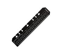 Classical PVC 6 Holes Ruler for Binder Planner Notebooks Offic Book Marker Ruler