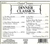 Classical Treasures: Dinner Classics