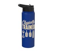 Classically Trained Manual Transmission Driver Three Pedals Stainless Steel Insulated Water Bottle