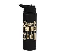 Classically Trained Manual Transmission Driver Three Pedals Stainless Steel Insulated Water Bottle