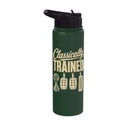 Classically Trained Manual Transmission Driver Three Pedals Stainless Steel Insulated Water Bottle