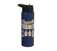 Classically Trained Manual Transmission Driver Three Pedals Stainless Steel Insulated Water Bottle