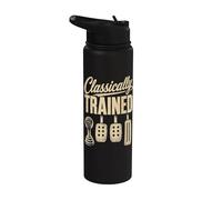 Classically Trained Manual Transmission Driver Three Pedals Stainless Steel Insulated Water Bottle