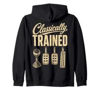 Classically Trained Manual Transmission Driver Three Pedals Sudadera con Capucha