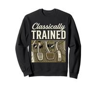 Classically Trained Stick Shift Car Sudadera