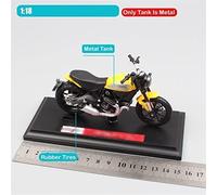 Classics 1:18 Escala Pequeña para Scrambler Bike Motor Roadster Diecast Racing Motocicleta Montar Modelo Coche Juguete 2015 Niños