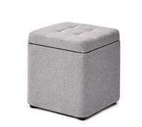 Classics Taburete plegable de almacenamiento 30 x 30 x 35 cm (ancho x profundidad x alto). Color: C) (F)