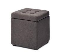 Classics Taburete plegable de almacenamiento 30 x 30 x 35 cm (ancho x profundidad x alto). Color: C) (I)