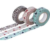 Classiky INNSPIRO Set 3 cintas adhesivas masking tape washi message bird colores surtidos 15mm.x15m.