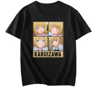Classroom of The Elite T Shirts Cartoon Karuizawa Graphic 100% Cotton Mens Harajuku tee Tops Black S