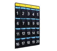 Classroom Phone Holder,20 Numbered Pockets Calculator Organizer,Wall