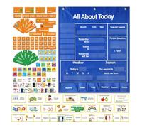 Classroom Pocket Chart - Classroom Calendar Pocket Chart | Pockett Chartt Calendar, Class Room Must Haves, Educational Games Preschool Learning Activities For Kids Teacher Kindergarten Elementary