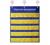 Classroom Pocket Charts Wall File - Organizer for Classroom School Supplies