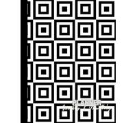 Classy Black and White Planner: Black and White Daily Weekly Monthly Notebook Organizer, To do list Time Management Schedules, Large Paper 8.5"x11" - 100 Pages