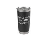 Classy Sassy And A Little Smart Assy Funny Women Vaso térmico de acero inoxidable de doble pared