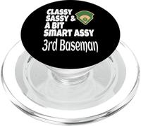 Classy Sassy Y Un Poco Inteligente Assy Tercera Base Softbol PopSockets PopGrip para MagSafe