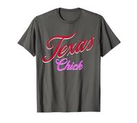 Classy Texas Chick, Cursive Test Design Women's Camiseta