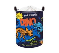 Clastyle Cestos Almacenaje Boho Dinosaurio Cajas de Almacenaje Padres Ropa para Juguete Ropa Cesta Ropa Sucia para Baño, Esqueleto, 36x45 cm