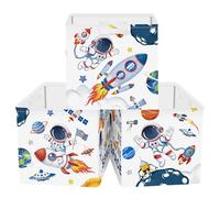 Clastyle Juego de 3 Caja Almacenaje Tela Espacio Cesta Juguetes Infantil