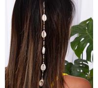 Clataly Pasador de pelo de estilo océano con pepino de mar y estrellas de mar, estilo bohemio, coloridas cuentas de arroz, adornos para el pelo para mujeres (color mixto A, talla única)