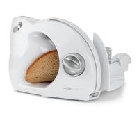 Clatronic Cortafiambres AS 2958 – Corte ajustable, 180 W, cuchilla acero inoxidable, blanco