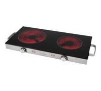 Clatronic Bomann PC-DKP 1211 - Negro - Acero inoxidable - Encimera - 64 cm - Con placa de inducción - Vidrio y cerámica - 2 zona(s)