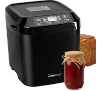 Clatronic® Breadmaker | preparación automática y función de mantenimiento del calor | panificadora con temporizador | fácil manejo mediante pantalla | 12 programas de horneado | BBA 3774