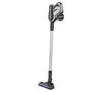 Clatronic BS 1312 A-Aspirador de Suelo (2 en 1, batería de Iones de Litio de 18,5 V, Turbo rotación), Aluminio, 2 Velocidades, Negro