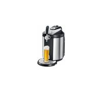 Clatronic bz 3740 - dispensador de cerveza, color negro y plateado