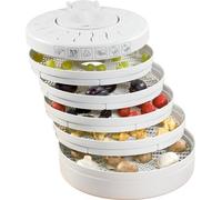 Deshidratador - CLATRONIC - DR 2751 Blanco - 5 niveles apilables - 3,5 kg de comida - 250 Watt