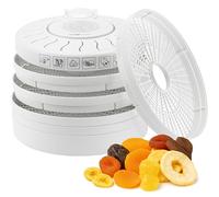 Clatronic DR 2751 - Deshidratador de alimentos, 5 bandejas, 250 W, color blanco