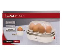 Clatronic ek 3497 - cuece huevos, para 6 huevos cocidos, 400 w, color