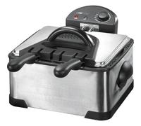 Clatronic FR 3195 Freidora Convencional Doble 4L 2000W Acero Inoxidable