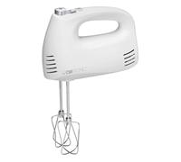 Clatronic hm 3524 batidora de varilla y amasadora especial repostería, 5 velocidades, batidora brazo, 2-gancho 2-varillas, 300, blanco