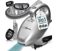 Clatronic Aspirador de Mano 700 vatios y bajo Peso | Aspirador para tapicerías, Coches | Aspirador con Cable de 6m y Filtro de Polvo Permanente | Incl. Accesorios | HS 2631