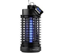 Clatronic® ISL 3823 - Trampa eléctrica para mosquitos de día y noche, hasta 50 m², lámpara antimosquitos sin productos químicos ni fragancias, trampa eléctrica para moscas (incluye cepillo de limpieza