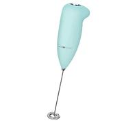 Clatronic MS 3089, espumador de leche, espuma de leche en segundos, carcasa de tacto suave, accionamiento por batería, color verde menta
