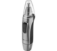 Clatronic NE 3595 - Maquina Cortapelos para nariz y orejas, cuchilla acero inoxidable 360º, luz para un uso fácil, recortadora de vello de forma fácil sin dolor